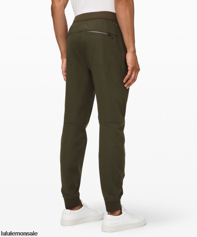 Lululemon Deutschland DELULU692 | Dark Olive Abc Jogger Warpstreme